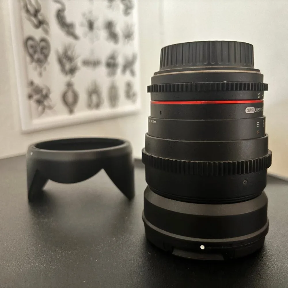Bower 1.5/24mm Ultra-Fast Wide-Angle Cine Lens for Canon EF Mount